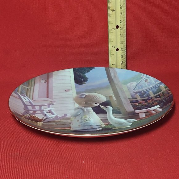 Precious Moments Decorative Plate Make A Joyful Noise Hamilton Collection 1993 - Picture 8 of 12